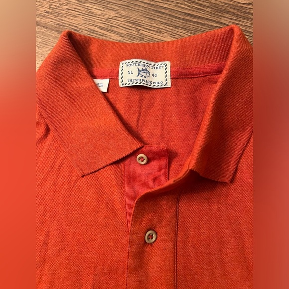 Southern Tide Burnt Orange XL Polo - Picture 2 of 2